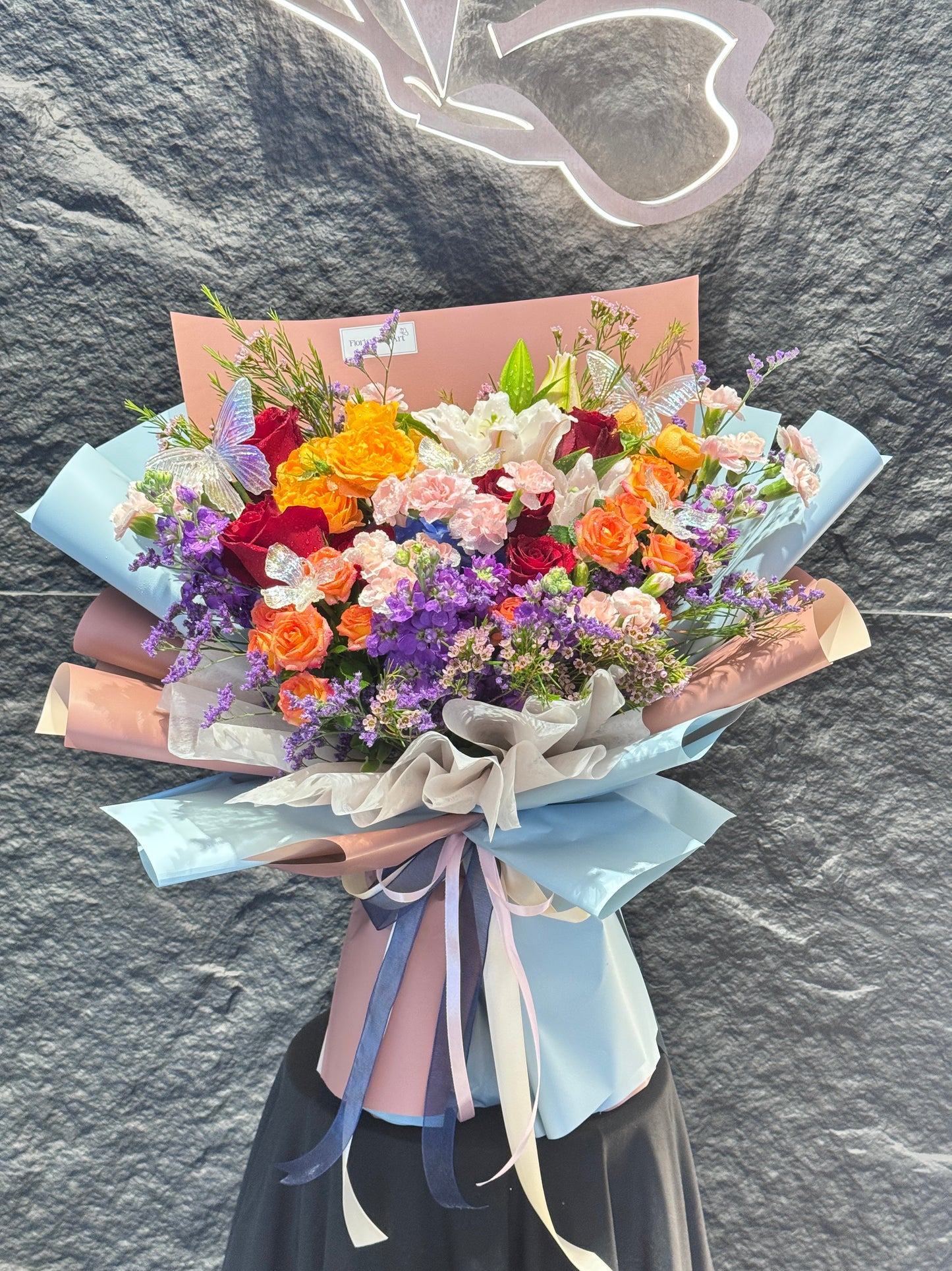 Love Butterfly - Standard Hand Bouquet