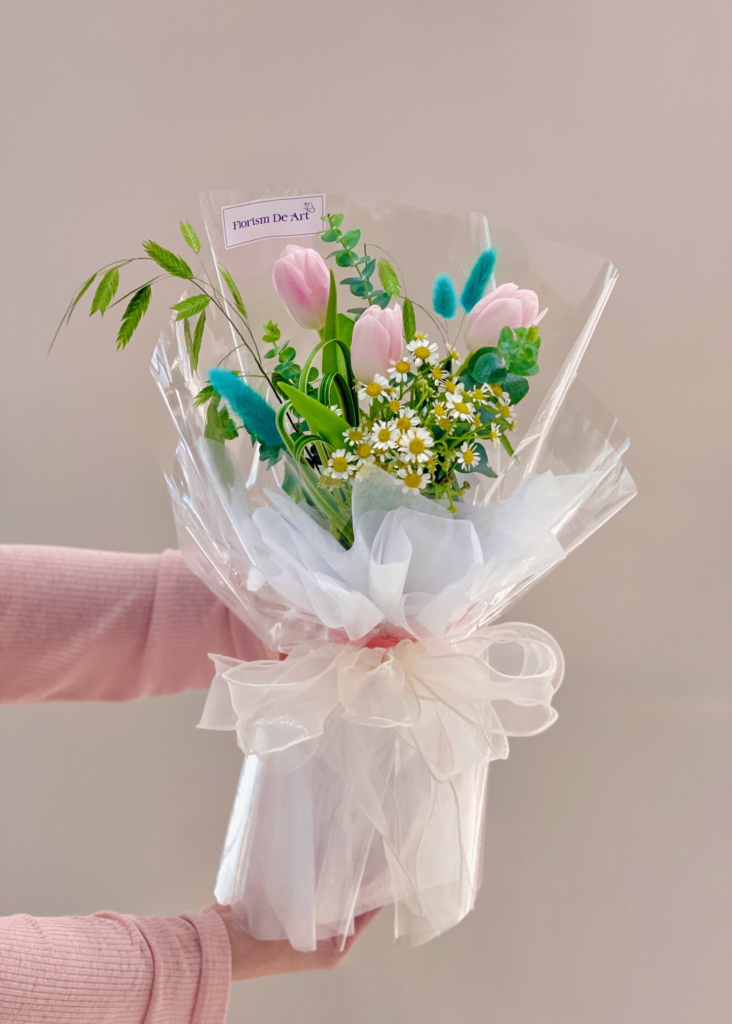 Petite Pink Tulips | Mini Bouquet