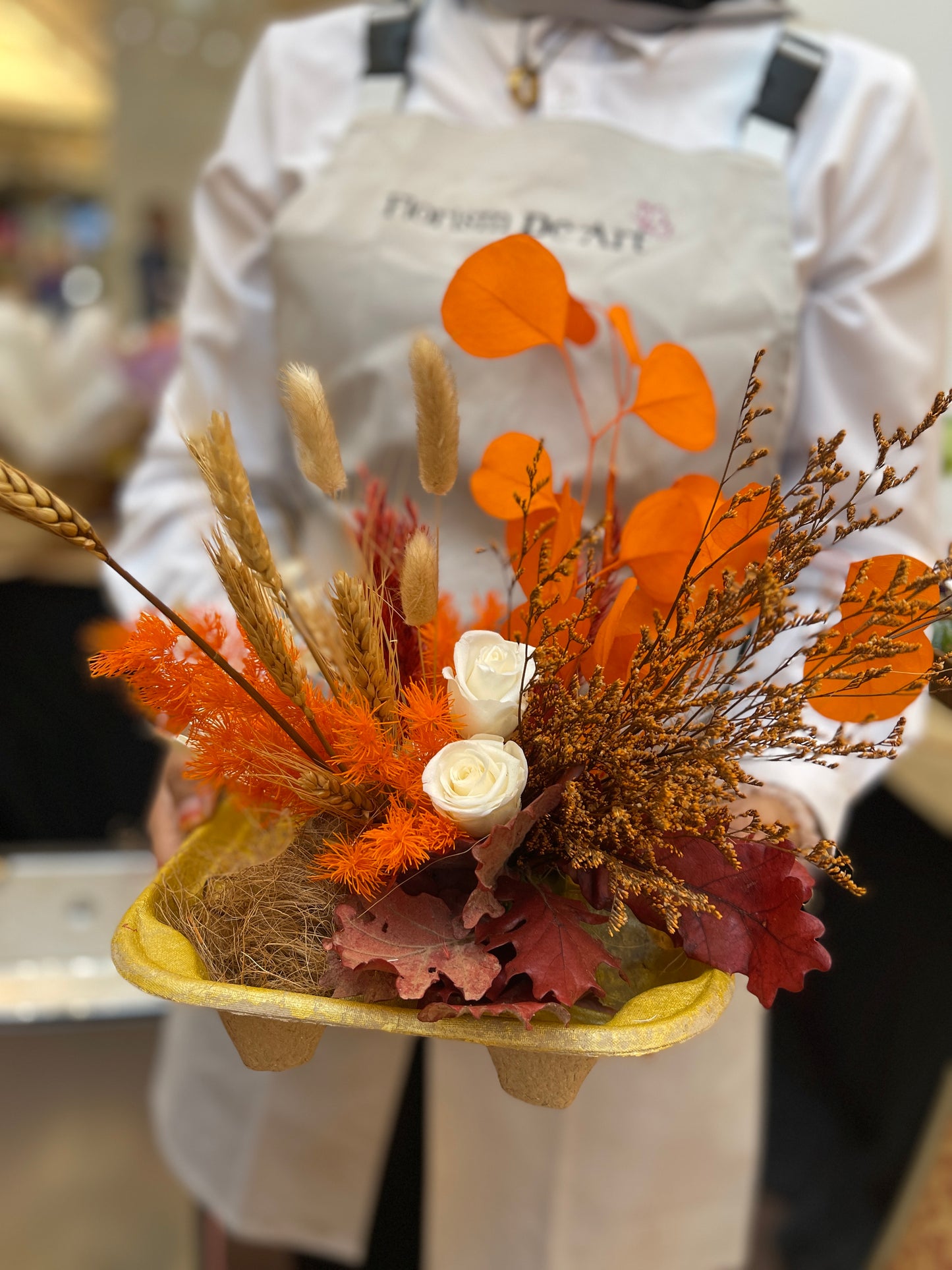 Sustainable flowers arrangements