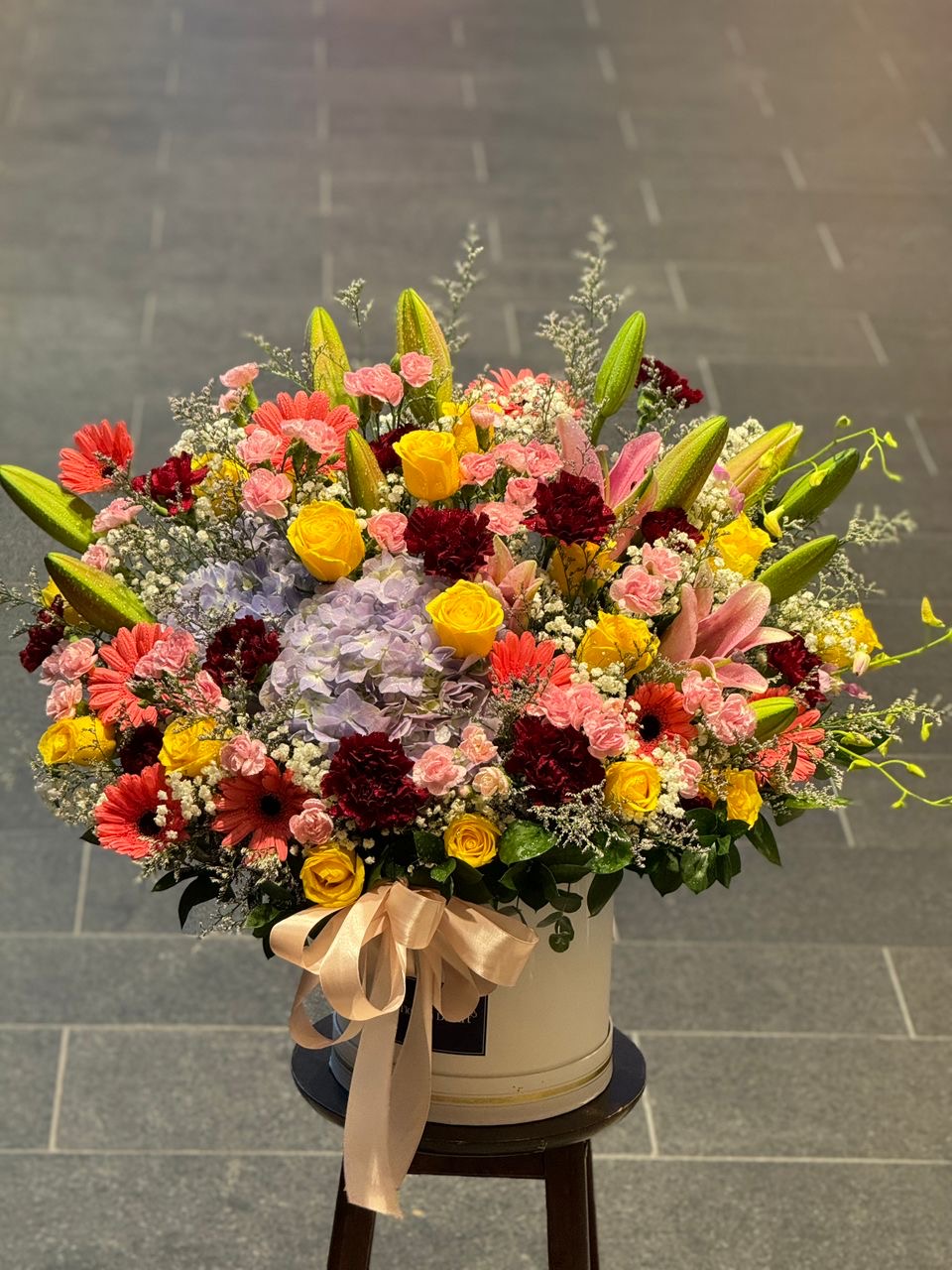 Sunset Garden Elegance | FLOWERS BOX