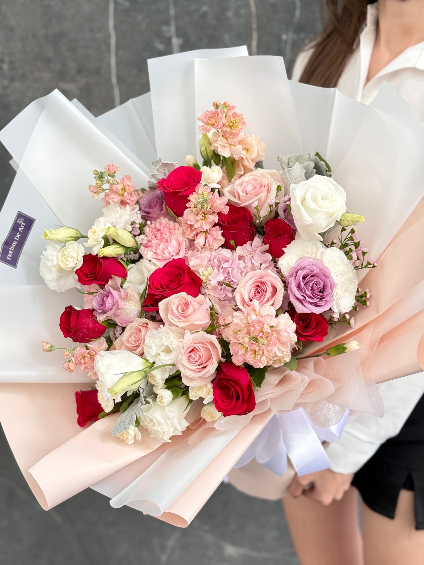 Rosy Symphony Mixed Flower Bouquet | Flower Bouquet