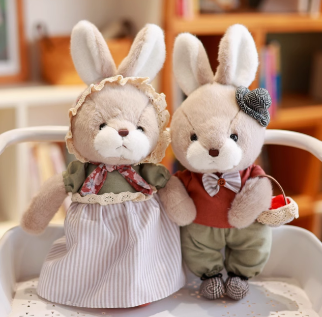 Carrot Cuddle Bunnies - Couple