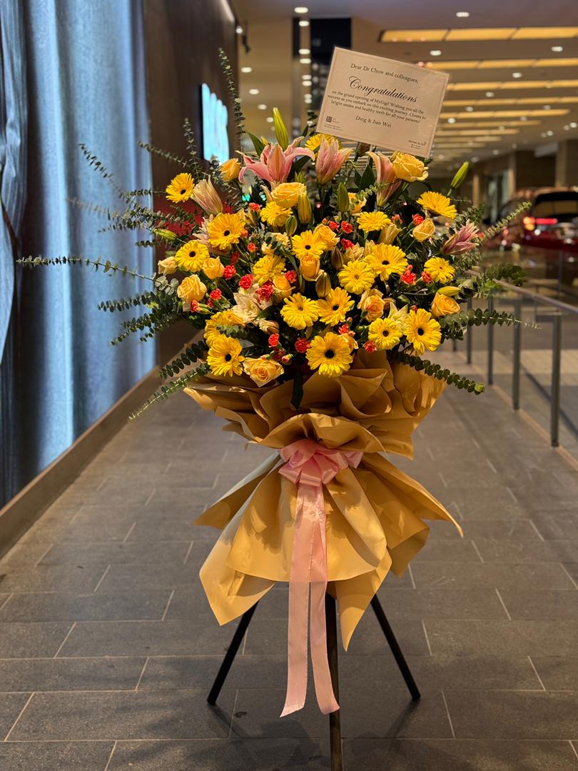 Golden Bloom | Grand Opening Stand