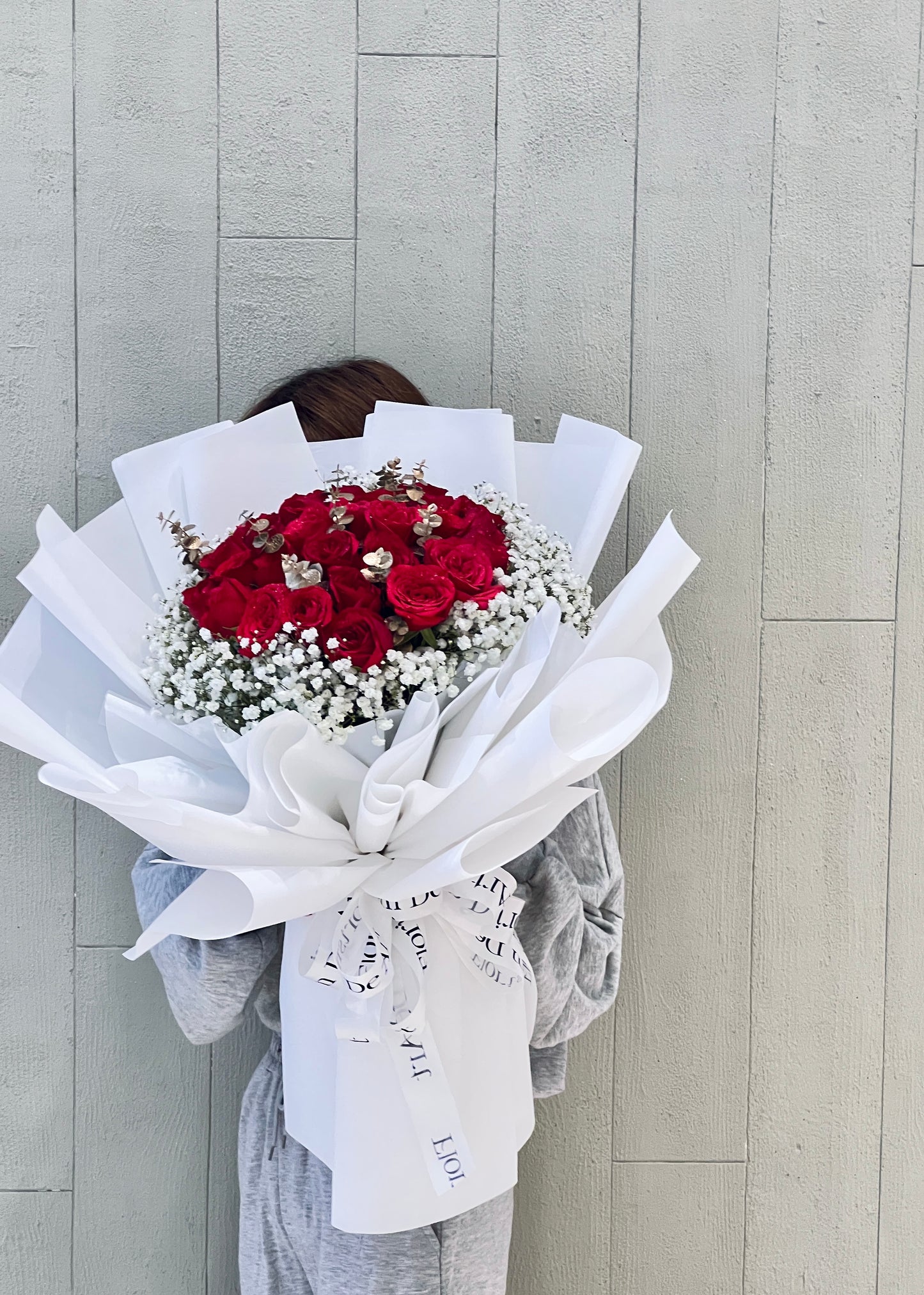 Rubies in Snow | Flower Bouquet