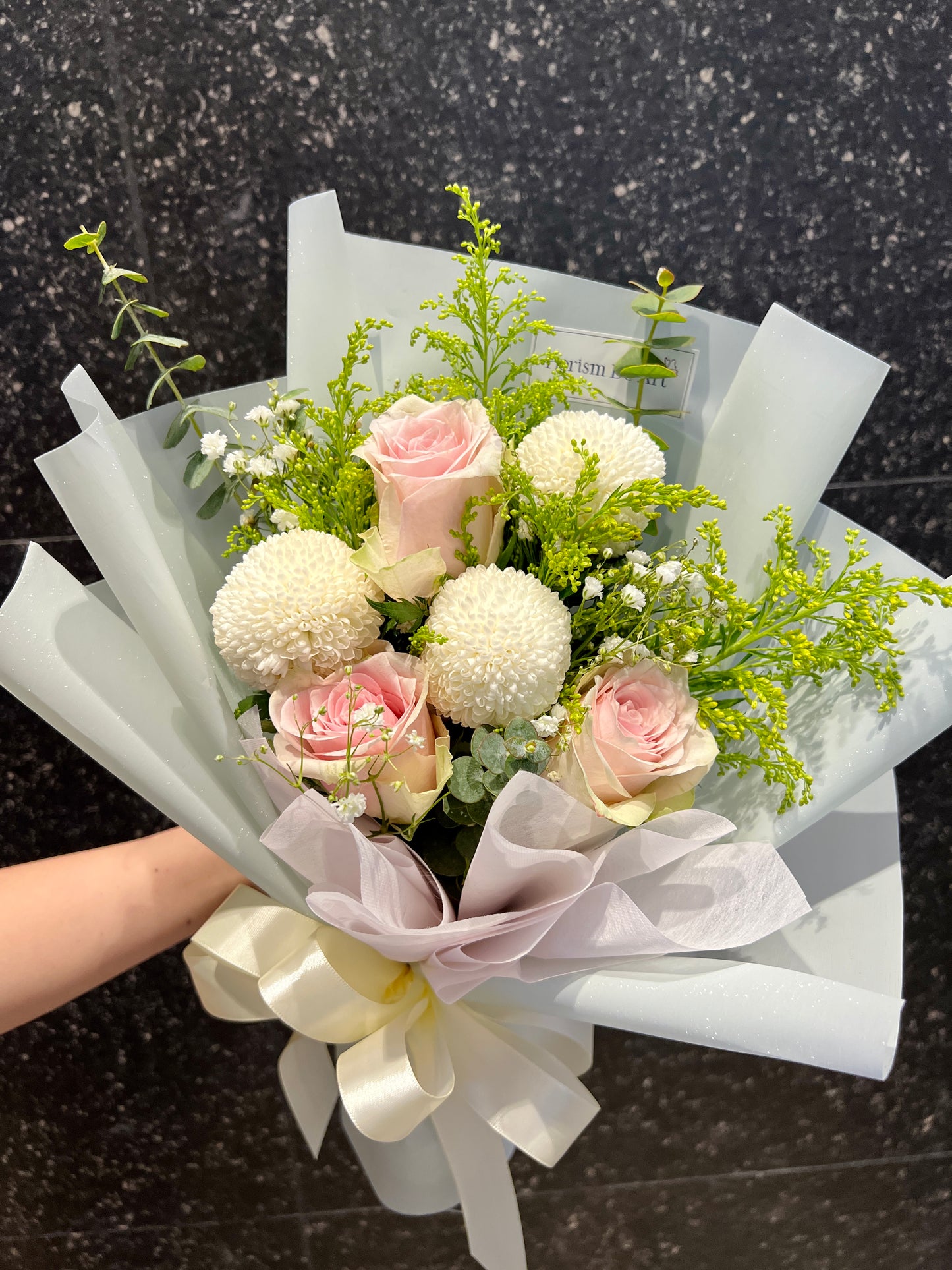 Cyan Bouquet | Hand Bouquet