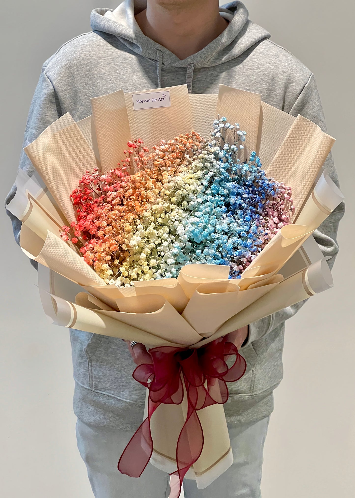 Supercalifragilistic Rainbow Baby’s Breath | Flowers Bouquet
