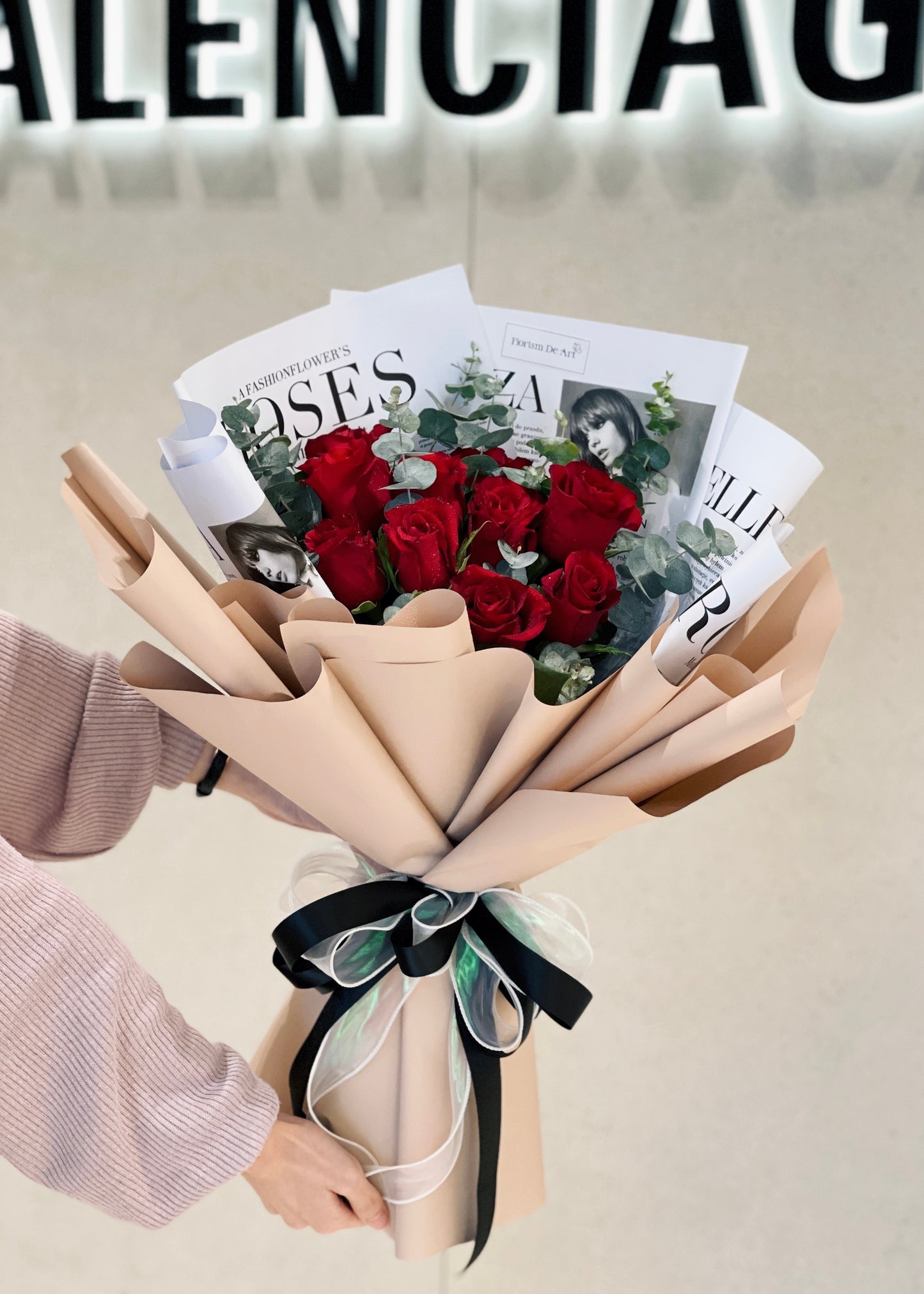 Rachel's Ruby Roses | Hand Bouquet