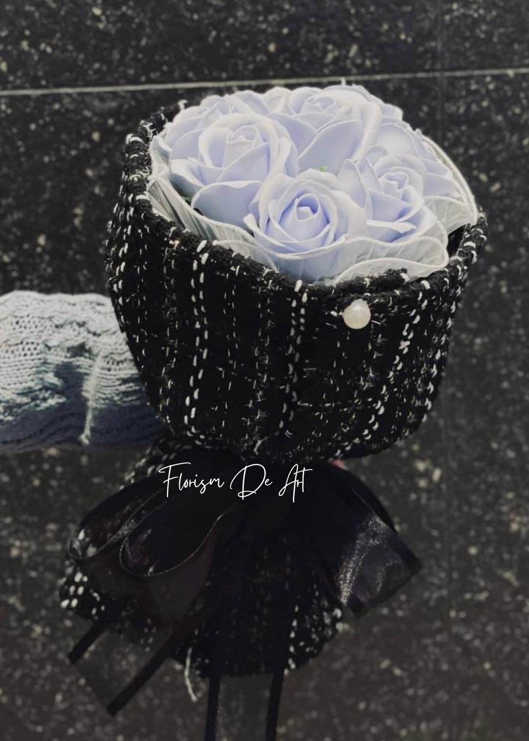 Minimalist "Channel" Soap Roses | Flowers Bouquet