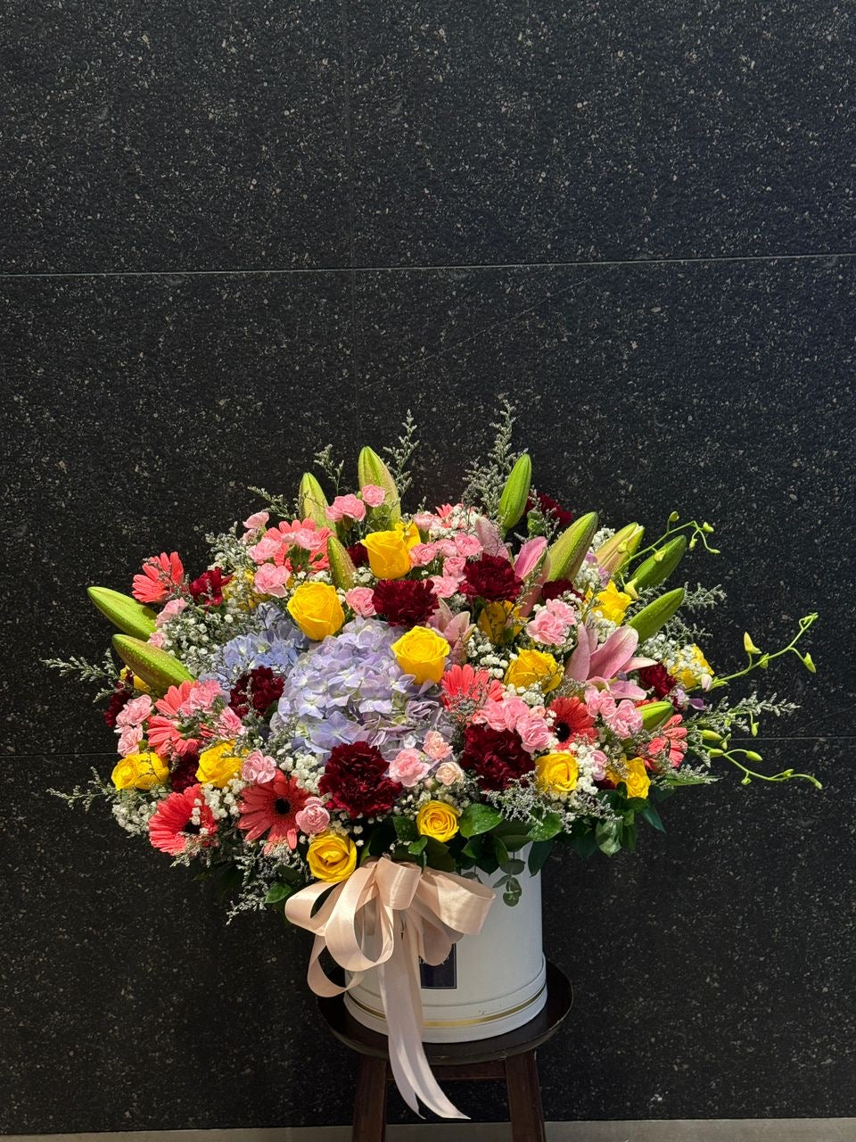 Sunset Garden Elegance | FLOWERS BOX