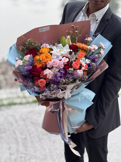 Love Butterfly - Standard Hand Bouquet