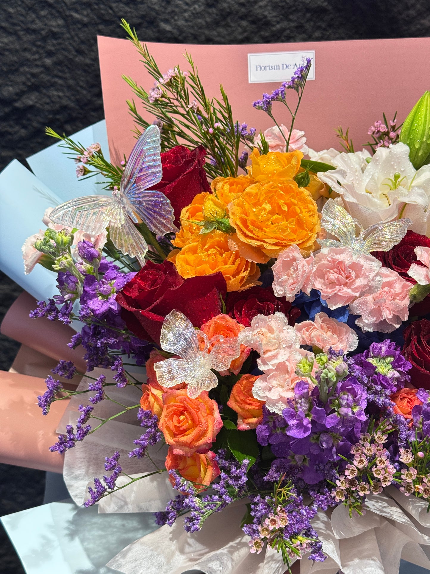 Love Butterfly - Standard Hand Bouquet