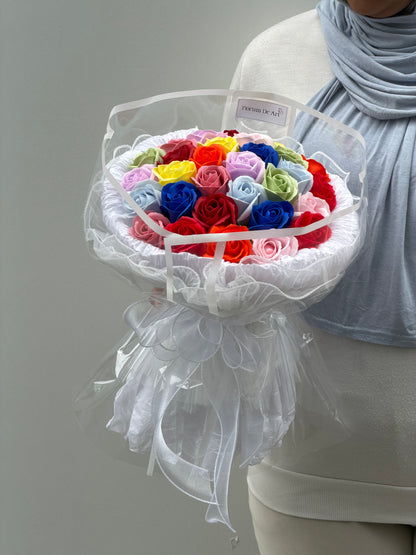 Rainbow Luxe Soap Bouquet