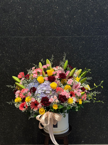 Sunset Garden Elegance | FLOWERS BOX