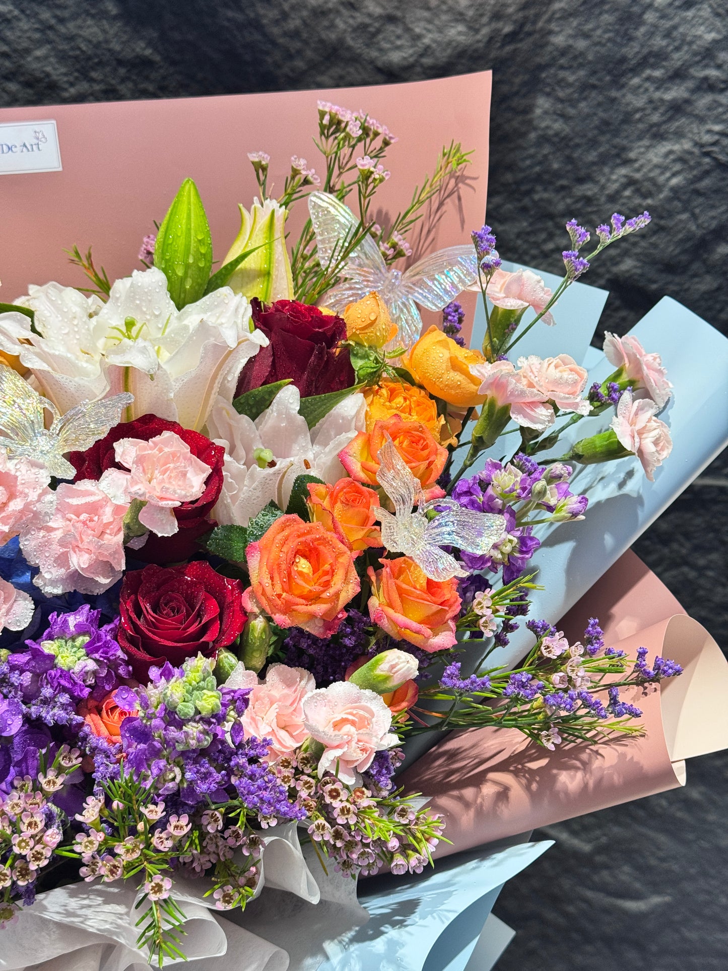 Love Butterfly - Standard Hand Bouquet