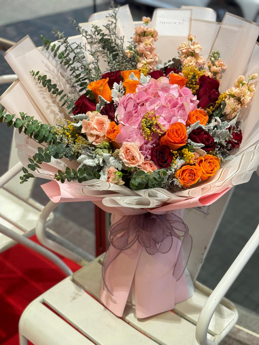 Blushing Sunset | FLOWERS BOUQUET