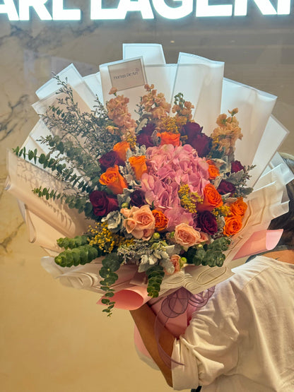 Blushing Sunset | FLOWERS BOUQUET