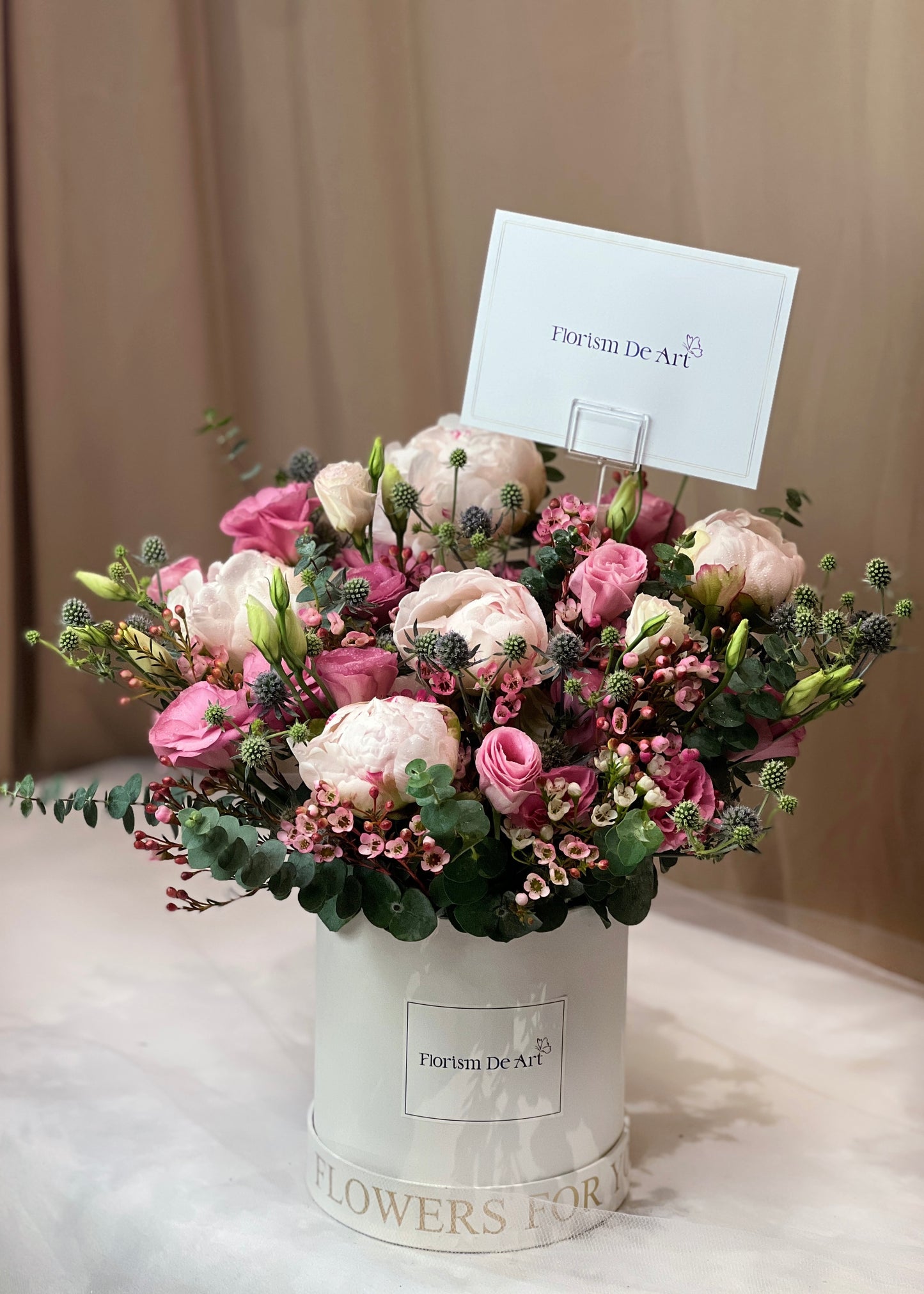 Calia's Pink Peonies | Flower Box