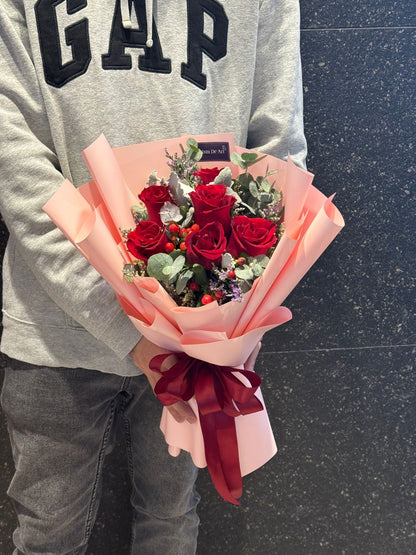 Crimson Whisper | Flowers Bouquet
