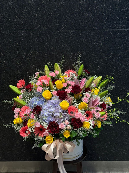 Sunset Garden Elegance | FLOWERS BOX
