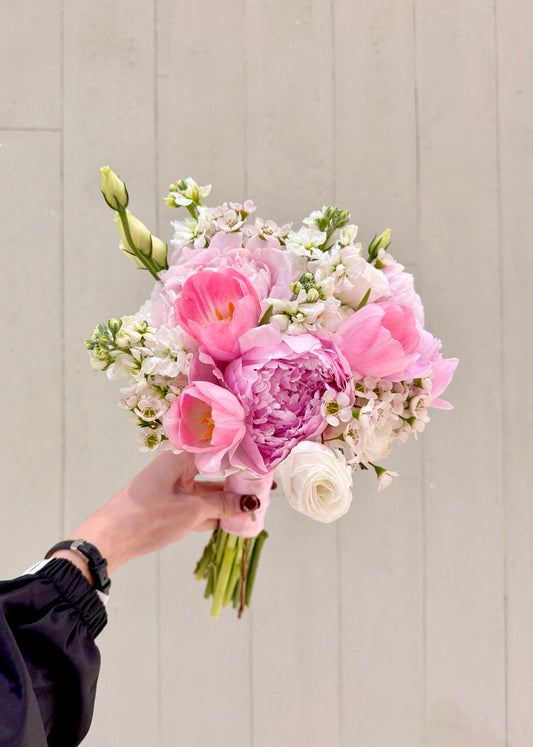 Bridal Peonies & Tulips | Bridal Bouquet