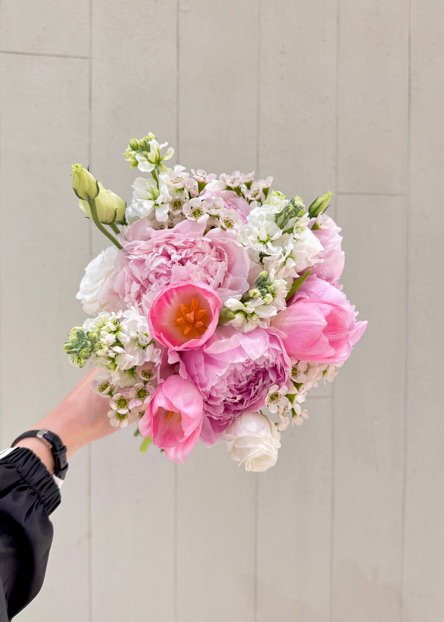 Bridal Peonies & Tulips | Bridal Bouquet