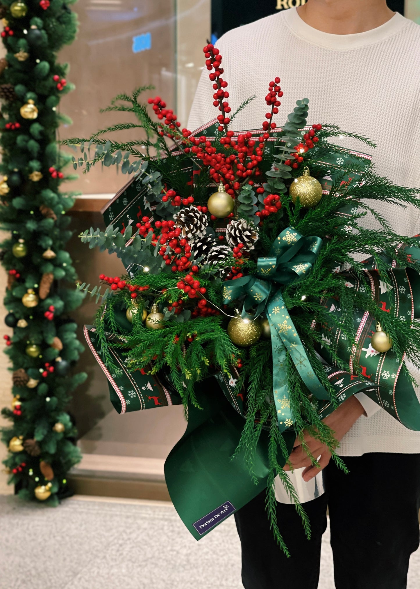 Noel’s Holiday Bliss | Cone Christmas Bouquet