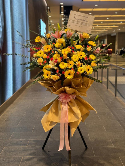 Golden Bloom | Grand Opening Stand