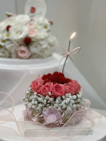 Blush Bloom Floral Cake