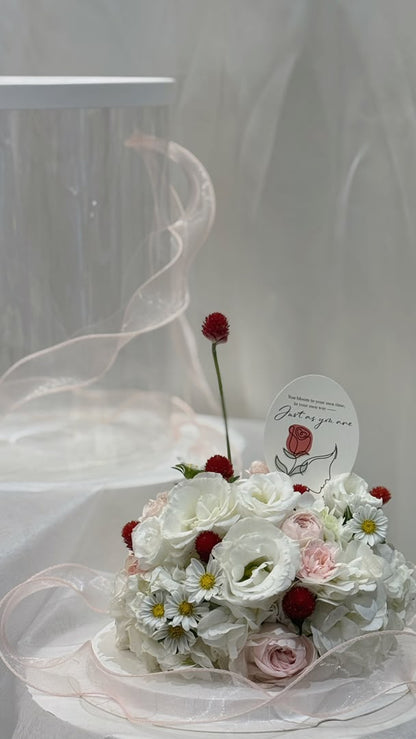 Pure Bloom Floral Cake