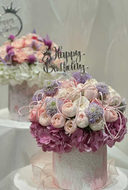 Lavender Blush Floral Cake