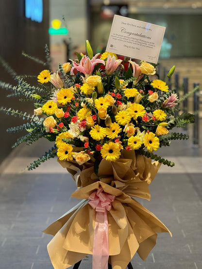 Golden Bloom | Grand Opening Stand