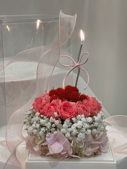 Blush Bloom Floral Cake