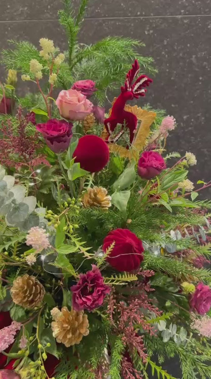 Floral Christmas Tree