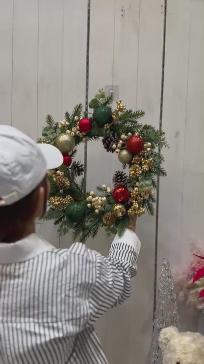 Jolly Christmas Wreath