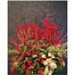 Red Berry On Vase | Center Piece