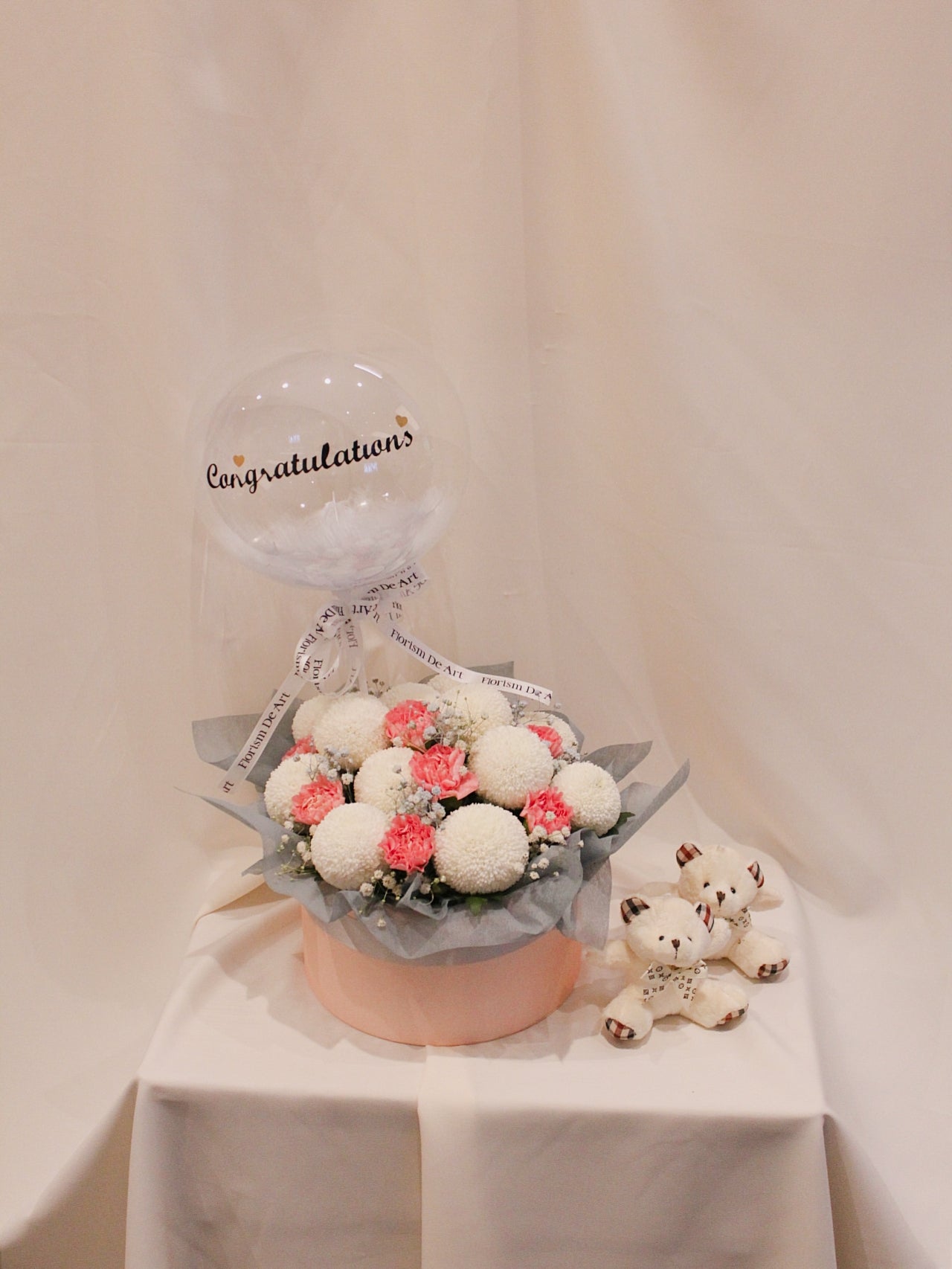 New Born Baby Flower Box & Balloon
