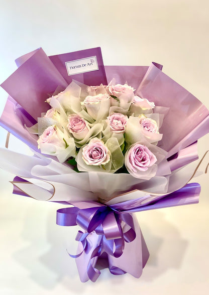 Signature Purple Roses | Flower Bouquet