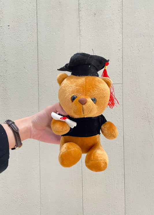 Brown Graduation Bear