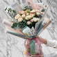 Selena Champagne Roses | Hand Bouquet