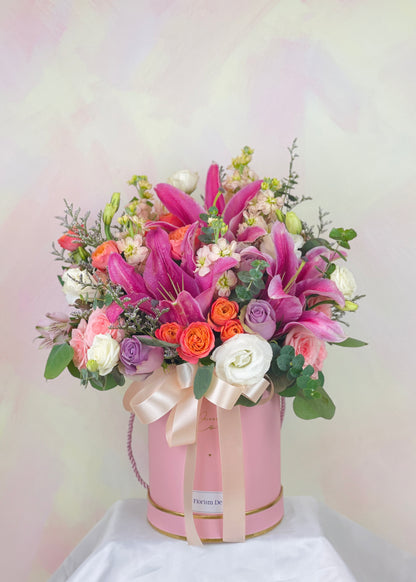 Charlene Colourful Box | Flower Box