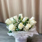 Lux's White  Roses | Flower Box