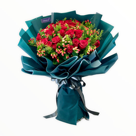 Roses' Supreme Elegancy | Flower Bouquet