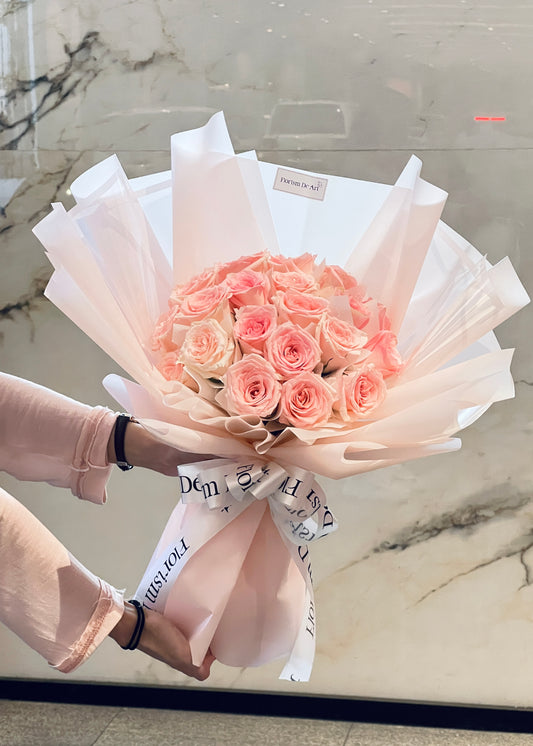 Signature Pink Roses | Flower Bouquet