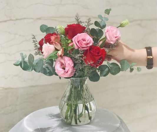 Red Roses | Vase Flower