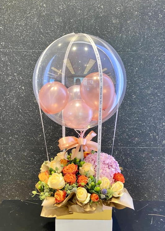 Dawn's Celebration Flower Box & Balloon