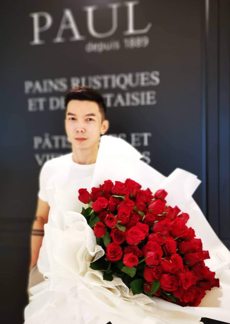 Romance Red Roses 100 Stalks  | Giant Premium Bouquet